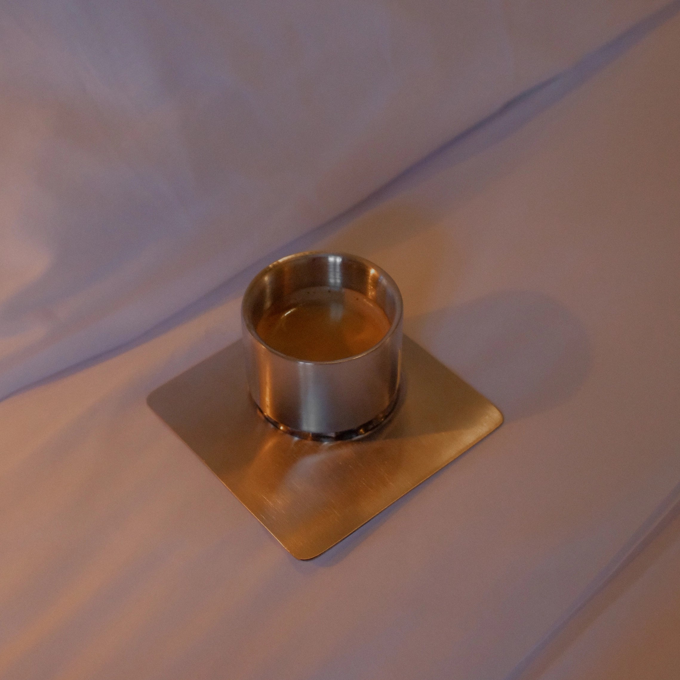 vita steel cups & saucer - minima ritual set