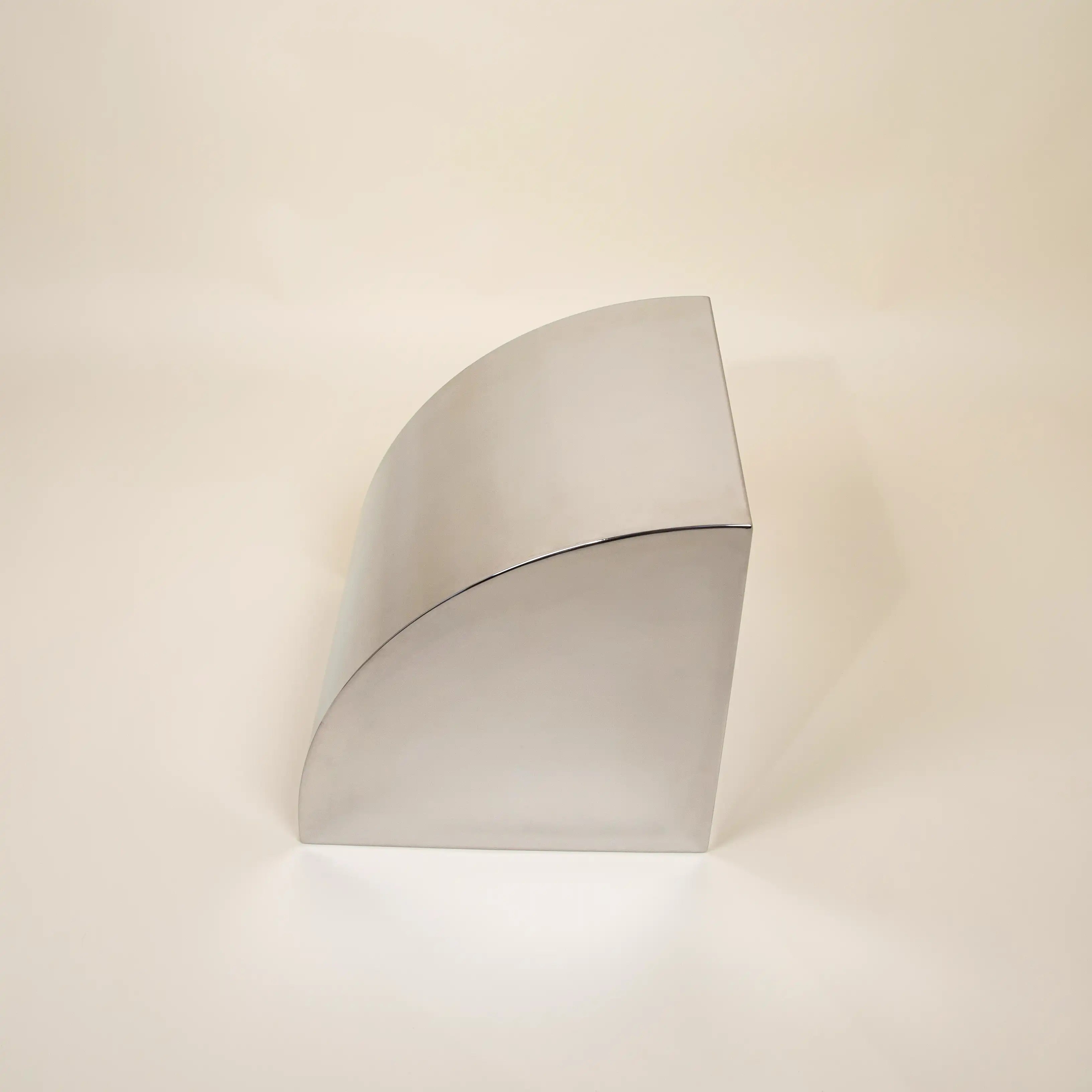 illusio - stainless steel side table