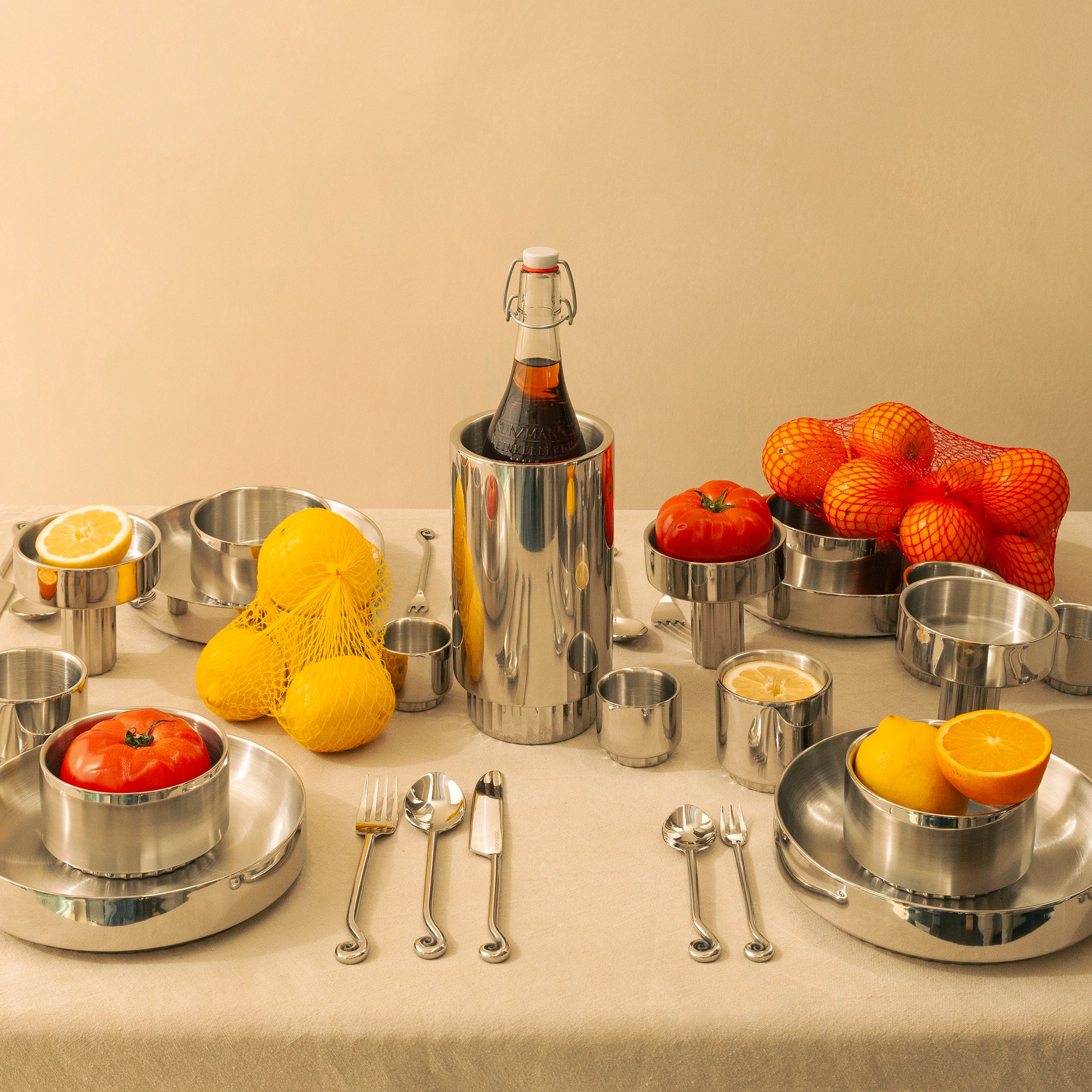 vita - edelstahl teller