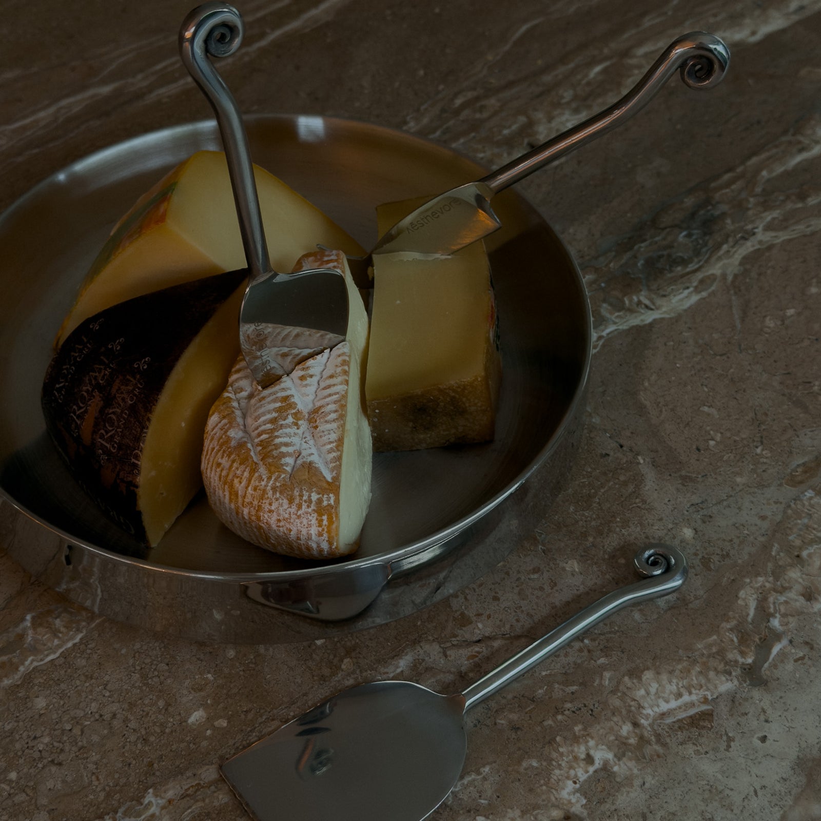 cyclus käsemesser besteckset - edelstahl