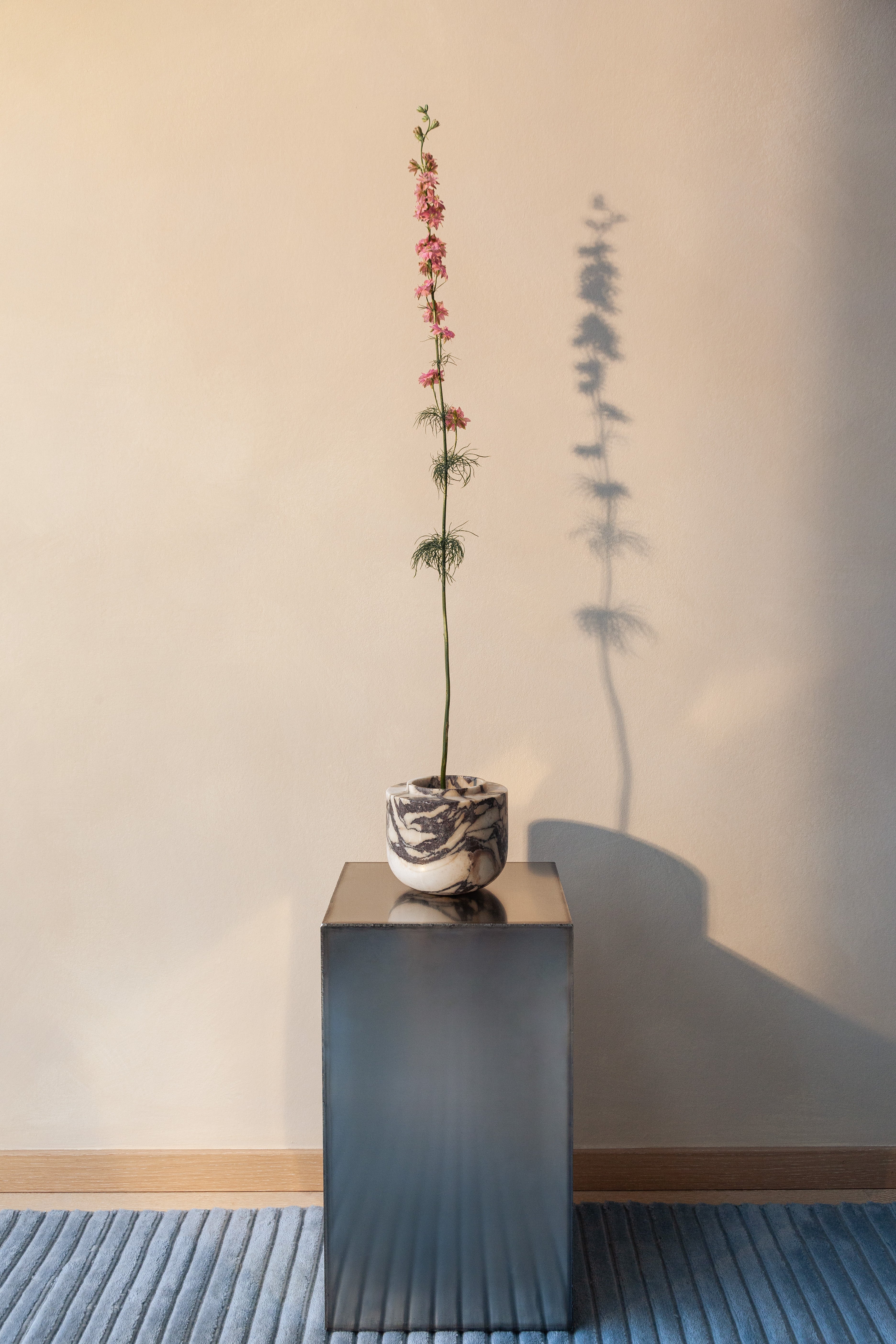 metropolis - stainless steel side table plinth