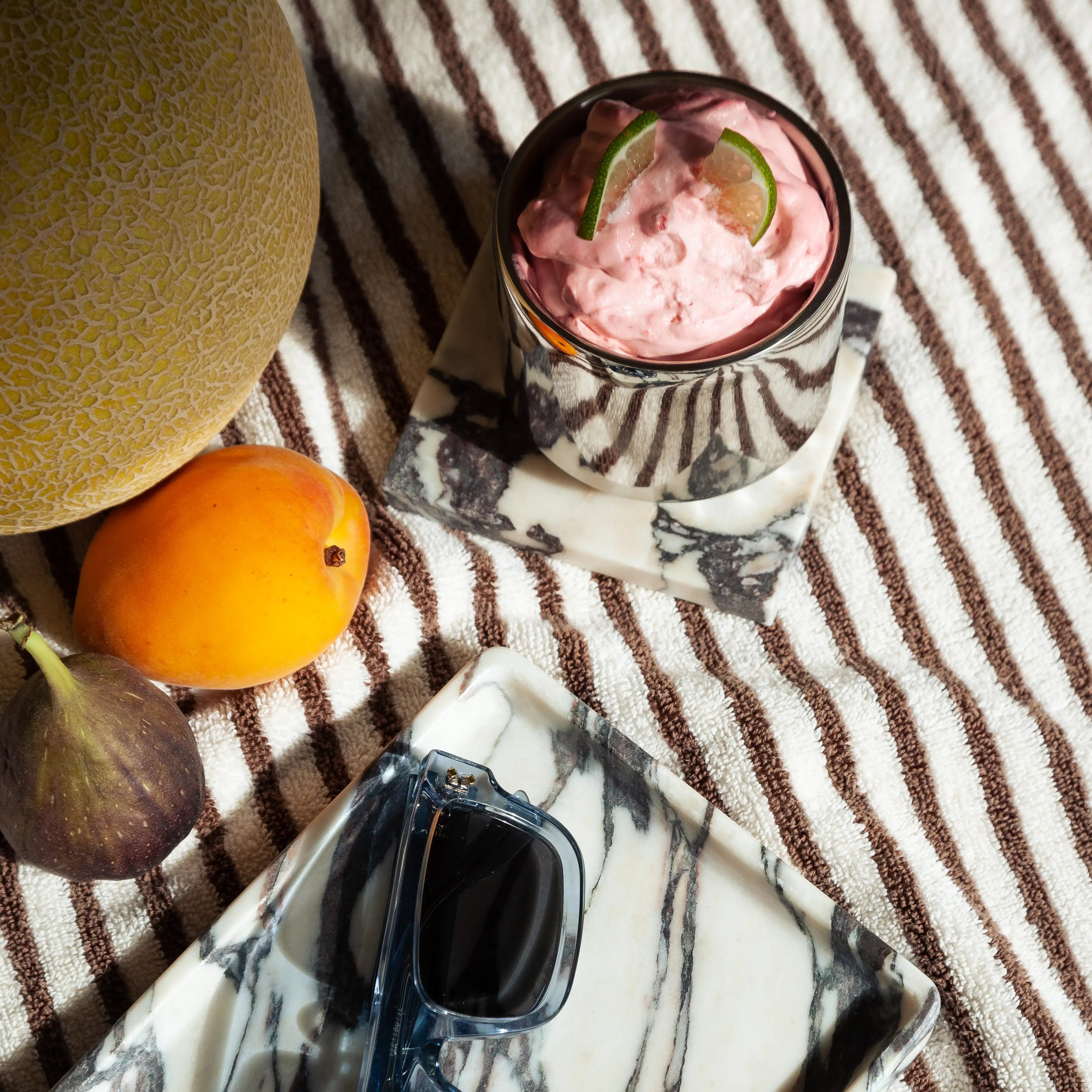 custos untersetzer - viola calacatta marble