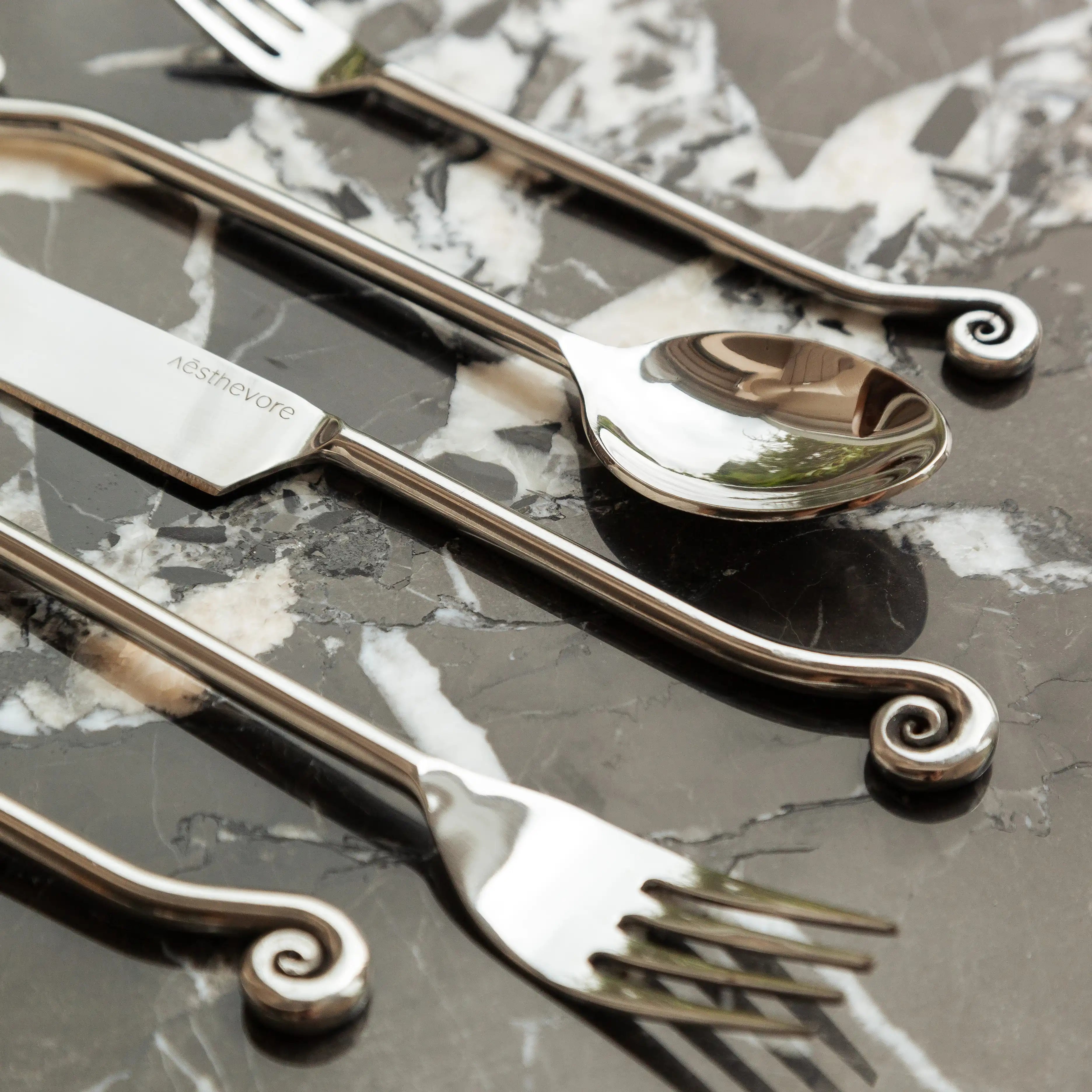 cyclus besteck - edelstahl