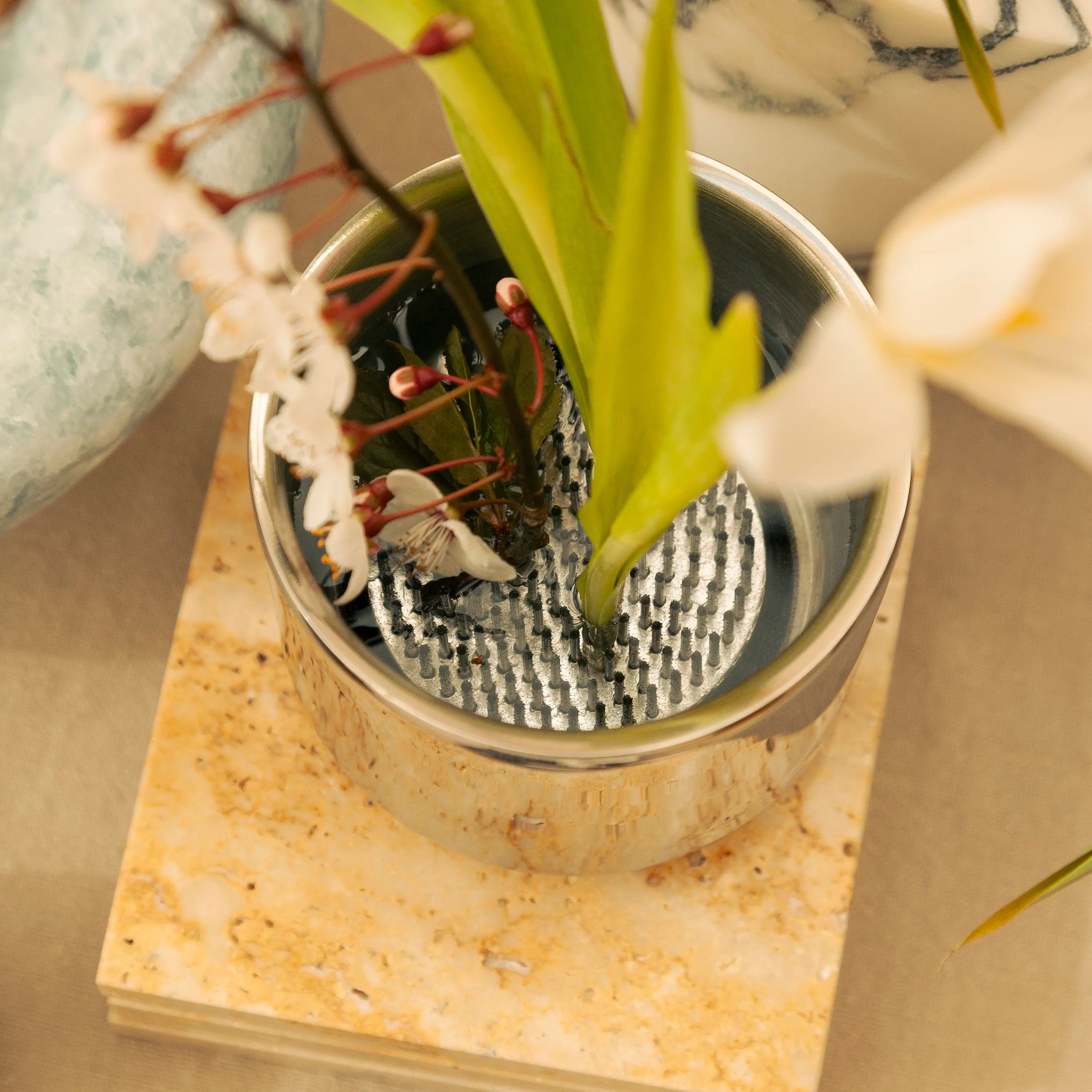 ericius - kenzan flower frog stainless steel