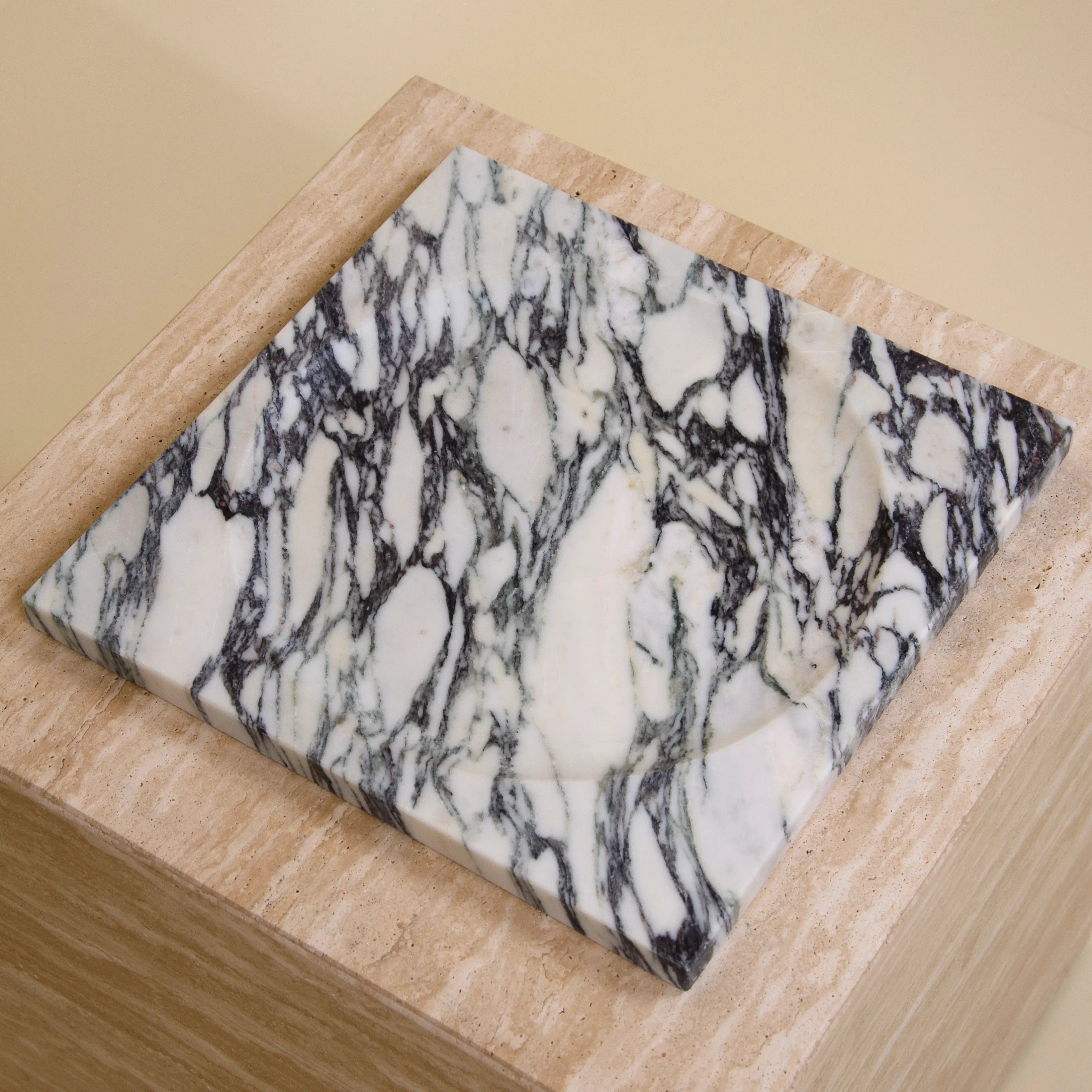 atrium center piece - viola calacatta marble